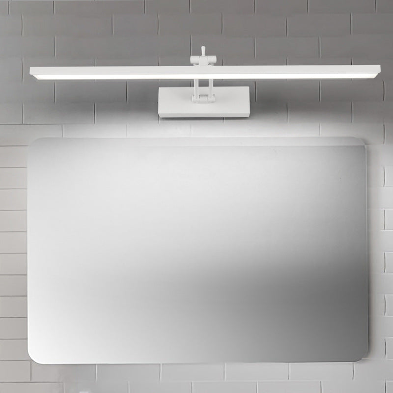 Minimalist LED Bath Light Linear Rotatable Vanity Wall Sconce with Acrylic Shade Clearhalo 'Modern wall lights' 'Modern' 'Vanity Lights' 'Wall Lights' Lighting' 2465179