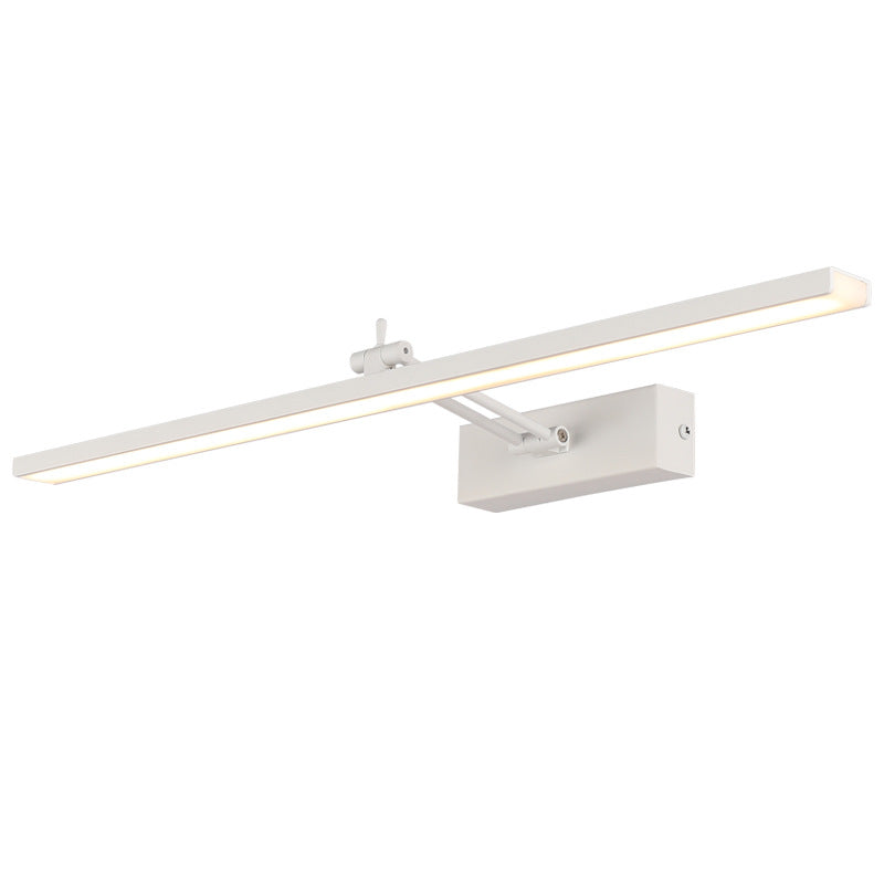 Minimalist LED Bath Light Linear Rotatable Vanity Wall Sconce with Acrylic Shade Clearhalo 'Modern wall lights' 'Modern' 'Vanity Lights' 'Wall Lights' Lighting' 2465180