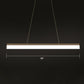 Acrylic Bar Shaped Island Light Fixture Modernist LED Coffee Suspension Lamp for Restaurant Clearhalo 'Ceiling Lights' 'Island Lights' Lighting' 2465266