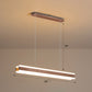 Linear Acrylic Hanging Light Fixture Minimalistic LED Island Pendant for Dining Room Clearhalo 'Ceiling Lights' 'Island Lights' Lighting' 2465294