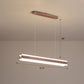Linear Acrylic Hanging Light Fixture Minimalistic LED Island Pendant for Dining Room Clearhalo 'Ceiling Lights' 'Island Lights' Lighting' 2465299