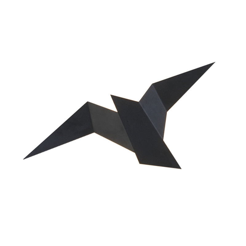 Origami Bird Shaped Metal Sconce Lamp Artistic LED Wall Mounted Light for Living Room Clearhalo 'Art deco wall lights' 'Cast Iron' 'Glass' 'Industrial wall lights' 'Industrial' 'Middle century wall lights' 'Modern' 'Rustic wall lights' 'Tiffany' 'Traditional wall lights' 'Wall Lamps & Sconces' 'Wall Lights' Lighting' 2465453