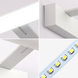 Minimalist Bar Shaped Vanity Lamp Metal Bathroom LED Wall Sconce Lighting with Acrylic Diffuser Clearhalo 'Modern wall lights' 'Modern' 'Vanity Lights' 'Wall Lights' Lighting' 2465481