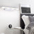 Simplicity Oblong Vanity Lighting Metal Bathroom LED Sconce Light Fixture in White 4.0 White Clearhalo 'Modern wall lights' 'Modern' 'Vanity Lights' 'Wall Lights' Lighting' 2465514