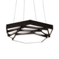 Hexagonal Metal Pendant Light Contemporary LED Dining Room Hanging Lamp in Black/White, Warm/White/Natural Light Clearhalo 'Ceiling Lights' 'Modern Pendants' 'Modern' 'Pendant Lights' 'Pendants' Lighting' 246560