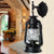 Single-Bulb Oil Lantern Sconce Antique Style Clear Glass Wall Mount Light Fixture for Aisle Black Straight Clearhalo 'Art deco wall lights' 'Cast Iron' 'Glass' 'Industrial wall lights' 'Industrial' 'Middle century wall lights' 'Modern' 'Rustic wall lights' 'Tiffany' 'Traditional wall lights' 'Wall Lamps & Sconces' 'Wall Lights' Lighting' 2465730