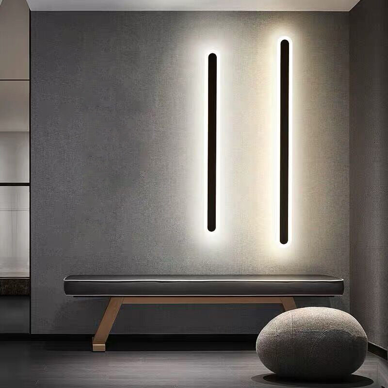 Acrylic Bar Shaped Wall Lighting Nordic Style LED Surface Wall Sconce for Corridor Clearhalo 'Modern wall lights' 'Modern' 'Wall Lamps & Sconces' 'Wall Lights' Lighting' 2466029