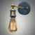 Brass 1-Head Wall Light Industrial Metal Naked Bulb Sconce Fixture with Adjustable Joint Brass Clearhalo 'Art deco wall lights' 'Cast Iron' 'Glass' 'Industrial wall lights' 'Industrial' 'Middle century wall lights' 'Modern' 'Rustic wall lights' 'Tiffany' 'Traditional wall lights' 'Wall Lamps & Sconces' 'Wall Lights' Lighting' 2466059