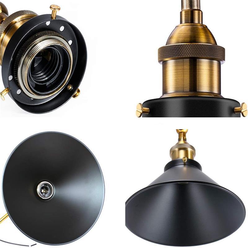 Industrial Style Conical Reading Lamp 1-Light Metal Swivelable Wall Light Sconce with Plug-in Cord Clearhalo 'Art deco wall lights' 'Cast Iron' 'Glass' 'Industrial wall lights' 'Industrial' 'Middle century wall lights' 'Modern' 'Rustic wall lights' 'Tiffany' 'Traditional wall lights' 'Wall Lamps & Sconces' 'Wall Lights' Lighting' 2466066
