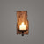 Wooden Brown Wall Light Fixture Geometric Shaped Country Style Wall Sconce for Corridor Brown Linear Canopy Clearhalo 'Industrial wall lights' 'Industrial' 'Middle century wall lights' 'Rustic wall lights' 'Tiffany' 'Wall Lamps & Sconces' 'Wall Lights' Lighting' 2466107