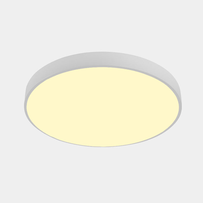 Round Corridor LED Flush Light Fixture Metal Nordic Ceiling Lighting with Acrylic Diffuser Clearhalo 'Ceiling Lights' 'Close To Ceiling Lights' 'Close to ceiling' 'Flush mount' Lighting' 2466842
