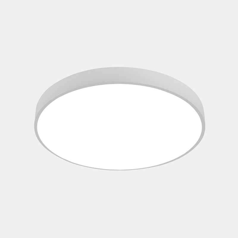 Round Corridor LED Flush Light Fixture Metal Nordic Ceiling Lighting with Acrylic Diffuser Clearhalo 'Ceiling Lights' 'Close To Ceiling Lights' 'Close to ceiling' 'Flush mount' Lighting' 2466843