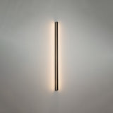 Linear Flush Mount Wall Sconce Simplicity Metal Hallway LED Wall Mount Light in Black Black 39" Clearhalo 'Cast Iron' 'Glass' 'Industrial' 'Modern wall lights' 'Modern' 'Tiffany' 'Traditional wall lights' 'Wall Lamps & Sconces' 'Wall Lights' Lighting' 2466912