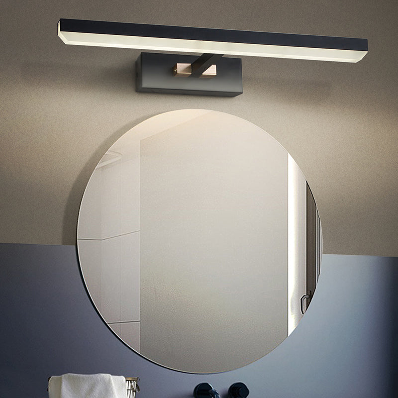 Modernism Linear Wall Vanity Light Acrylic Bathroom LED Wall Sconce Lighting Fixture Clearhalo 'Modern wall lights' 'Modern' 'Vanity Lights' 'Wall Lights' Lighting' 2467184