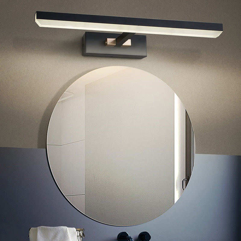 Modernism Linear Wall Vanity Light Acrylic Bathroom LED Wall Sconce Lighting Fixture Clearhalo 'Modern wall lights' 'Modern' 'Vanity Lights' 'Wall Lights' Lighting' 2467184