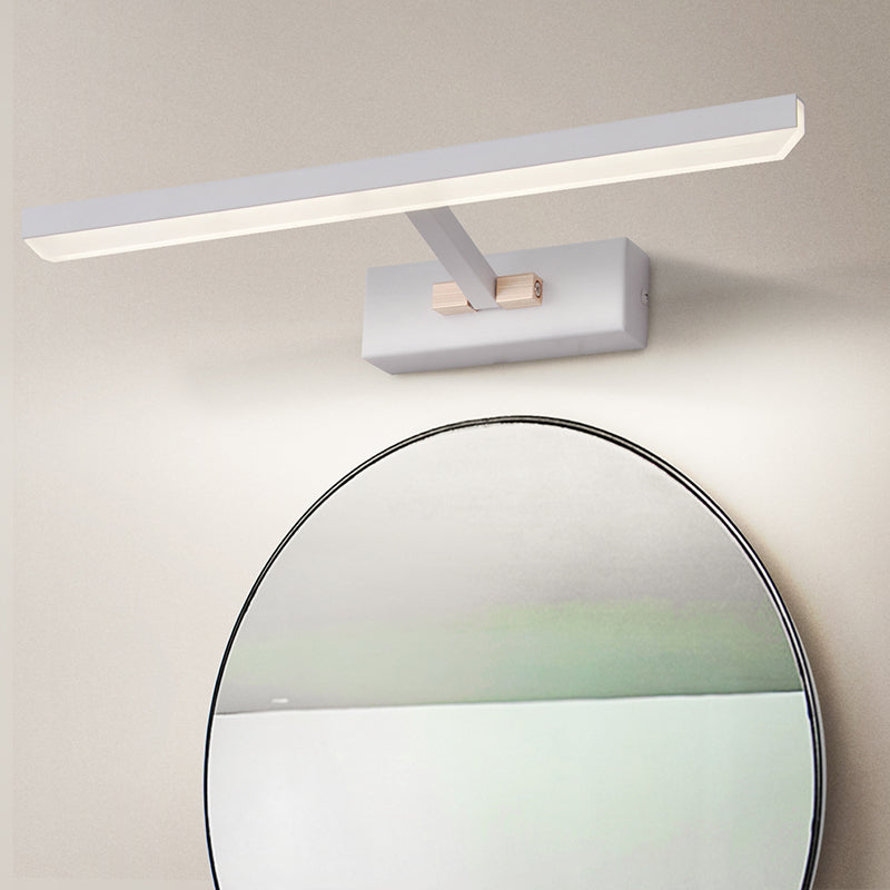 Modernism Linear Wall Vanity Light Acrylic Bathroom LED Wall Sconce Lighting Fixture Clearhalo 'Modern wall lights' 'Modern' 'Vanity Lights' 'Wall Lights' Lighting' 2467185