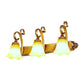 Flower Bathroom Vanity Sconce Light Country Style Carved Glass Wall Lighting Fixture Clearhalo 'Vanity Lights' 'Wall Lights' Lighting' 2467358