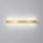 Aluminum Bar Shaped Flush Wall Sconce Minimalist Gold Plated LED Wall Light for Living Room Gold 59" White Clearhalo 'Cast Iron' 'Glass' 'Industrial' 'Modern wall lights' 'Modern' 'Tiffany' 'Traditional wall lights' 'Wall Lamps & Sconces' 'Wall Lights' Lighting' 2467512