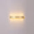 Aluminum Bar Shaped Flush Wall Sconce Minimalist Gold Plated LED Wall Light for Living Room Gold 12" Warm Clearhalo 'Cast Iron' 'Glass' 'Industrial' 'Modern wall lights' 'Modern' 'Tiffany' 'Traditional wall lights' 'Wall Lamps & Sconces' 'Wall Lights' Lighting' 2467517