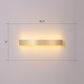 Aluminum Bar Shaped Flush Wall Sconce Minimalist Gold Plated LED Wall Light for Living Room Clearhalo 'Cast Iron' 'Glass' 'Industrial' 'Modern wall lights' 'Modern' 'Tiffany' 'Traditional wall lights' 'Wall Lamps & Sconces' 'Wall Lights' Lighting' 2467526