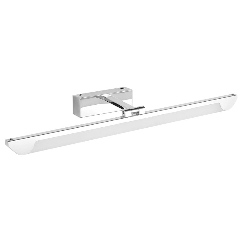 Swivelable Linear Bathroom Wall Mount Lamp Acrylic Modernist LED Vanity Light Fixture Clearhalo 'Modern wall lights' 'Modern' 'Vanity Lights' 'Wall Lights' Lighting' 2467772