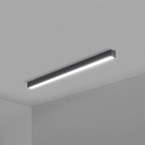 Rectangular Flush Mount Recessed Lighting Modern Aluminum Office ...
