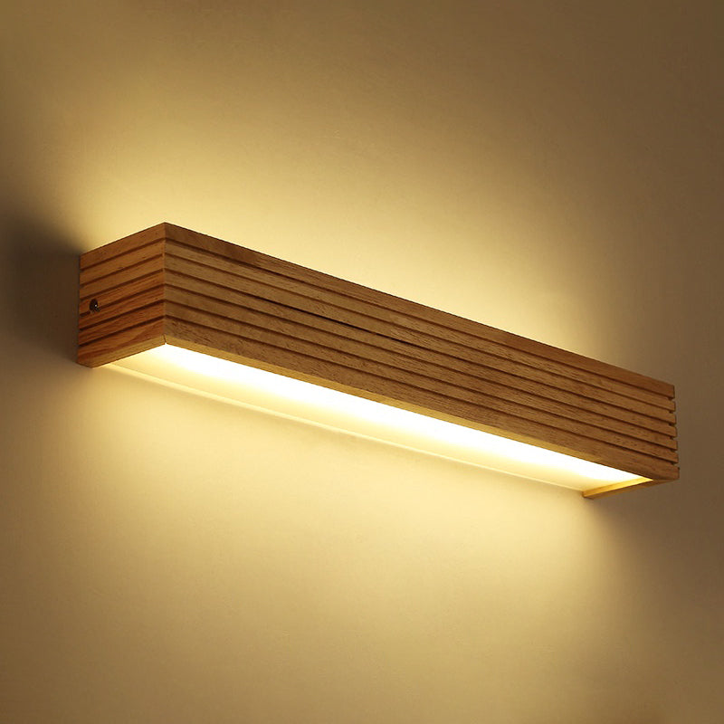 Modern Rectangle Wall Lights Halo Rectangle Solar Wall Light: Solar