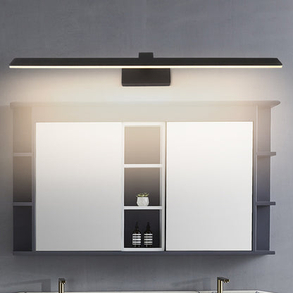 Bar Shaped Bath LED Mirror Light Acrylic Minimalistic Vanity Wall Lighting Fixture Black Clearhalo 'Modern wall lights' 'Modern' 'Vanity Lights' 'Wall Lights' Lighting' 2468310