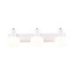 Dome Bath Vanity Light Fixture Minimalistic Satin Opal Glass Wall Mounted Lighting Clearhalo 'Vanity Lights' 'Wall Lights' Lighting' 2468328