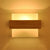 Square Corridor Wall Lighting Fixture White Glass 1-Light Simple Style Sconce Light with Wood Brace Wood Clearhalo 'Modern wall lights' 'Modern' 'Wall Lamps & Sconces' 'Wall Lights' Lighting' 2468471