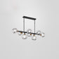 Bubbles Restaurant Island Pendant Light Glass Postmodernism Hanging Light Fixture 8 Black Smoke Grey Clearhalo 'Ceiling Lights' 'Island Lights' Lighting' 2468545