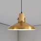 Dome Metal Pendant Lighting Modern 1 Light Brass Hanging Lamp Kit for Restaurant, 8.5"/14" Wide Clearhalo 'Ceiling Lights' 'Modern Pendants' 'Modern' 'Pendant Lights' 'Pendants' Lighting' 246934