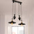 Flared Shade Metal Pendant Lighting Industrial 2 Lights Warehouse Ceiling Light Fixture with Pulley in Black Black Clearhalo 'Art Deco Pendants' 'Black' 'Cast Iron' 'Ceiling Lights' 'Ceramic' 'Crystal' 'Industrial Pendants' 'Industrial' 'Metal' 'Middle Century Pendants' 'Pendant Lights' 'Pendants' 'Rustic Pendants' 'Tiffany' Lighting' 247292