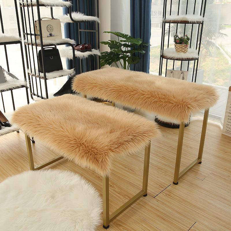 Nordic Living Room Rug Multi Colored Solid Color Indoor Rug Polypropylene Easy Care Pet Friendly Carpet Dark Yellow Clearhalo 'Area Rug' 'Casual' 'Rugs' Rug' 2474270