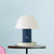 Designer Mushroom Shaped Night Table Light Metal 2-Light Living Room Accent Lamp Blue Clearhalo 'Lamps' 'Table Lamps' Lighting' 2478161