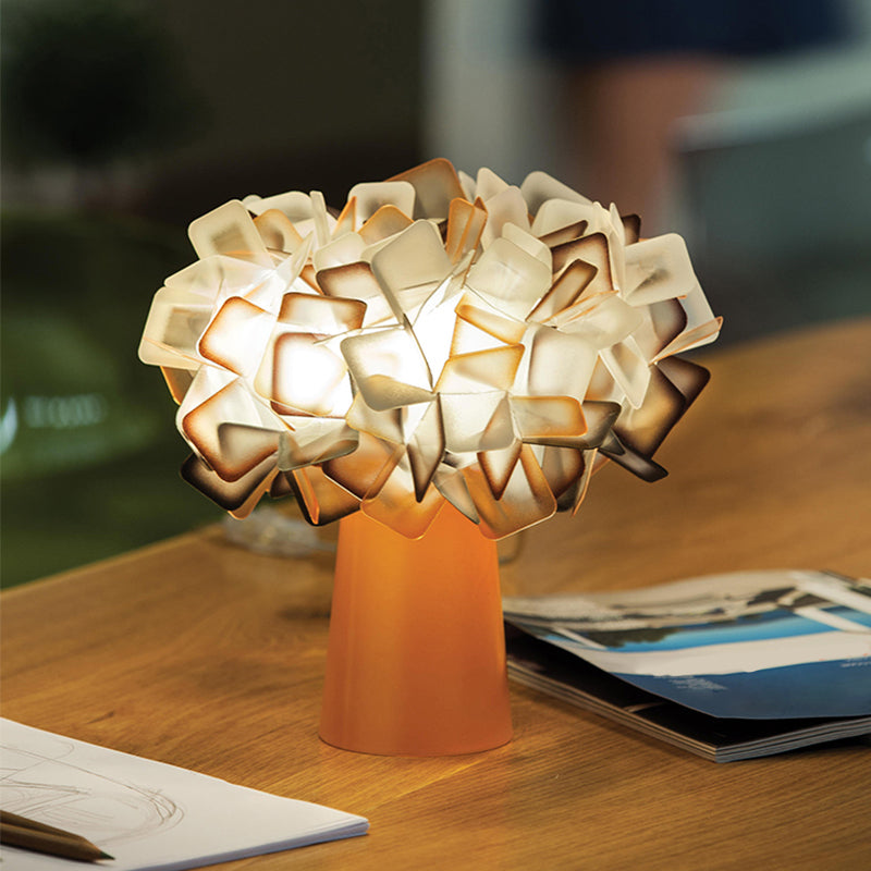 Origami Flower Metal Night Lamp Decorative LED Accent Table Light for Living Room Clearhalo 'Lamps' 'Table Lamps' Lighting' 2478175