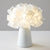 Origami Flower Metal Night Lamp Decorative LED Accent Table Light for Living Room White Clearhalo 'Lamps' 'Table Lamps' Lighting' 2478176