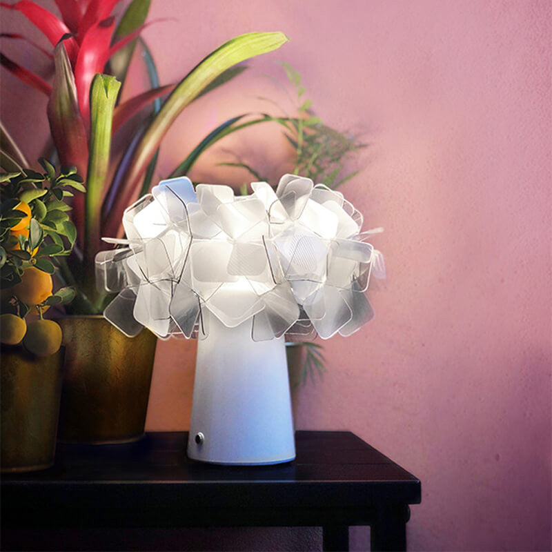 Origami Flower Metal Night Lamp Decorative LED Accent Table Light for Living Room Clearhalo 'Lamps' 'Table Lamps' Lighting' 2478178