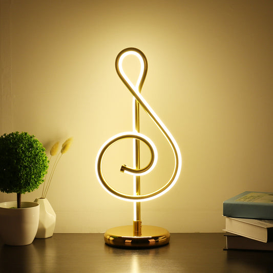 Acrylic Curve Night Light Stylish Minimalist LED Accent Table Lamp for Living Room Clearhalo 'Lamps' 'Table Lamps' Lighting' 2478248