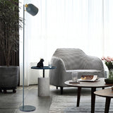 Metal Cloche Shaped Floor Lamp Macaron 1 Bulb Adjustable Standing Light for Living Room Clearhalo 'Floor Lamps' 'Lamps' Lighting' 2478674