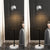 Postmodern Globe Floor Standing Lamp Glass 1 Bulb Living Room Floor Light with Tray Black Clearhalo 'Floor Lamps' 'Lamps' Lighting' 2478923