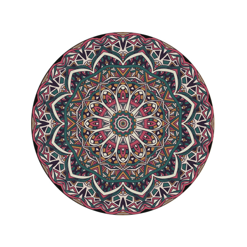 Moroccan Decoration Rug Multi Color Flower Printed Indoor Rug Polypropylene Pet Friendly Easy Care Area Carpet Clearhalo 'Area Rug' 'Moroccan' 'Rugs' Rug' 2479736