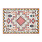Multi Color Geometric Print Rug Cotton Blend Oriental Indoor Rug Non-Slip Backing Stain-Resistant Area Carpet for Room Cream Gray Clearhalo 'Area Rug' 'Moroccan' 'Rugs' Rug' 2479757