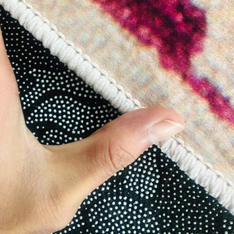 Multi Color Geometric Print Rug Cotton Blend Persian Area Carpet Non-Slip Backing Easy Care Indoor Rug for Living Room Clearhalo 'Area Rug' 'Moroccan' 'Rugs' Rug' 2479768