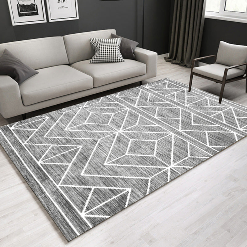 Southwestern Geometric Print Rug Multicolor Cotton Blend Area Carpet Non-Slip Easy Care Indoor Rug for Parlor Clearhalo 'Area Rug' 'Rugs' 'Southwestern' Rug' 2479883