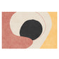 Multi Color Novelty Rug Cotton Blend Color Block Indoor Rug Anti-Slip Washable Easy Care Area Carpet for Bedroom Yellow-Pink Clearhalo 'Area Rug' 'Rug' 2479916