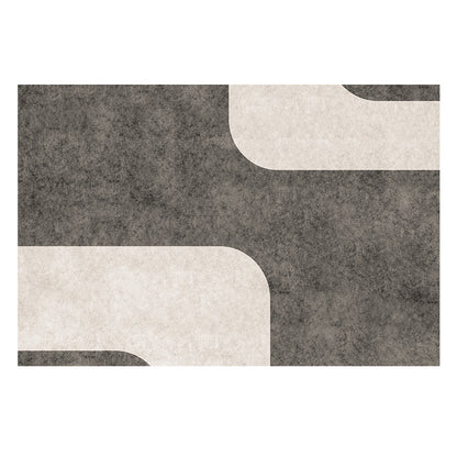 Multicolor Western Rug Cotton Blend Color Block Indoor Rug Anti-Slip Backing Stain-Resistant Area Carpet for Bedroom Dark Gray Clearhalo 'Area Rug' 'Rug' 2479946