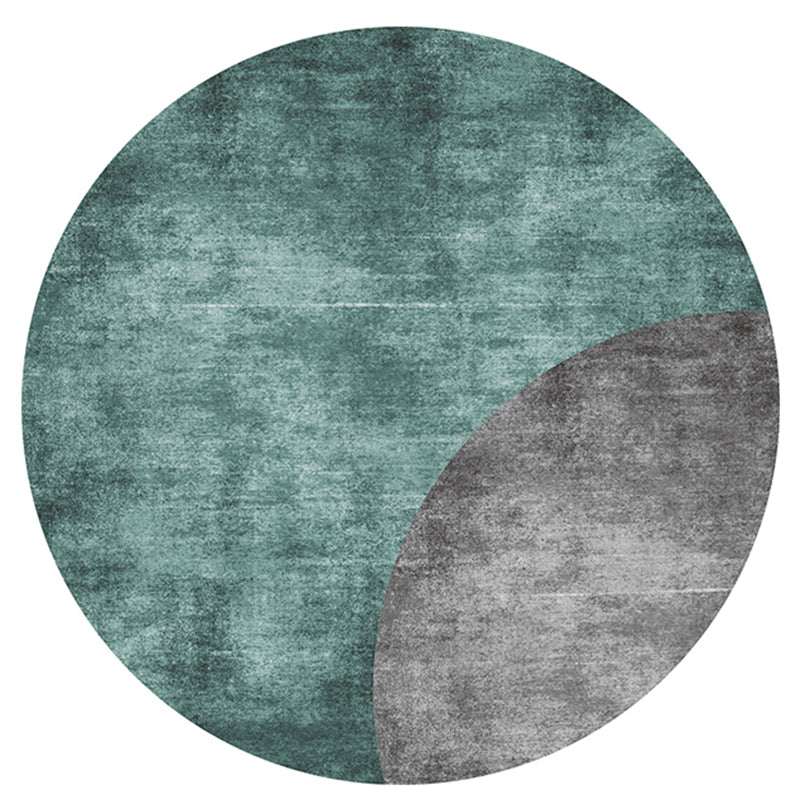 Casual Decoration Rug Multi Color Color Block Area Carpet Synthetics Non-Slip Pet Friendly Washable Indoor Rug Gray-Green Clearhalo 'Area Rug' 'Rug' 2479979