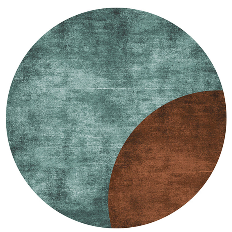 Casual Decoration Rug Multi Color Color Block Area Carpet Synthetics Non-Slip Pet Friendly Washable Indoor Rug Green Clearhalo 'Area Rug' 'Rug' 2479997