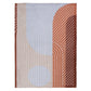 Trendy Stripe Printed Rug Multi Color Polyster Area Carpet Anti-Slip Backing Pet Friendly Washable Indoor Rug for Decoration Light Orange Clearhalo 'Area Rug' 'Rug' 2480051
